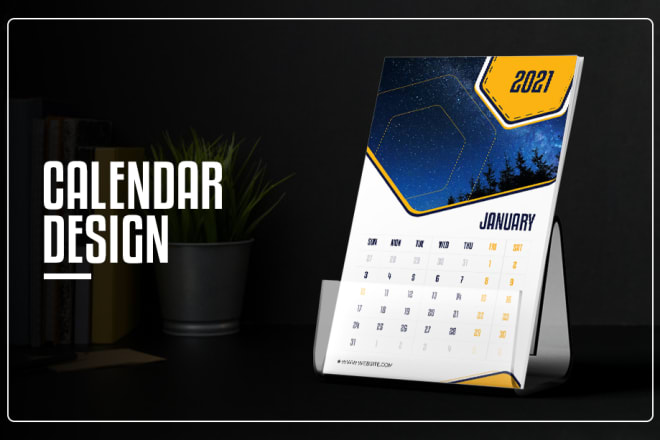 I will do wall calendar or desk calendar design