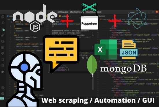 I will do web automation, scraping using node js puppeteer