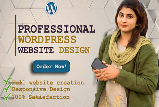 I will do wordpress website development or wp website design,