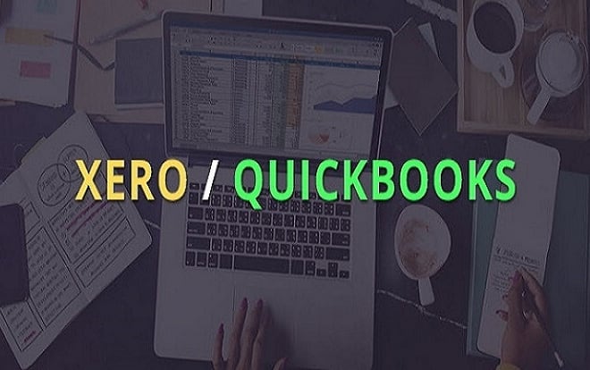 I will do xero quickbooks wave bookkeeping