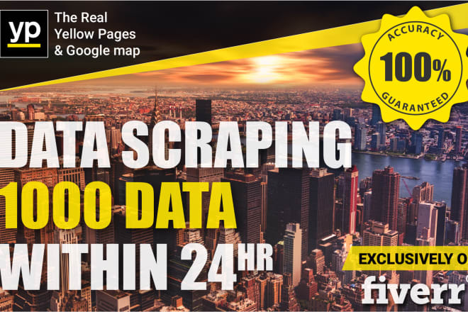 I will do yellow pages data scraping in 24hr