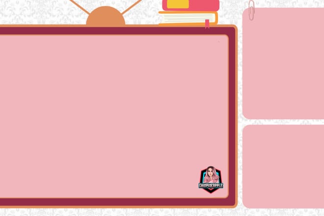 I will do your twitch overlay in retro girly style