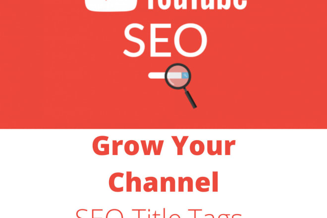 I will do youtube SEO of your video, write description, search tags