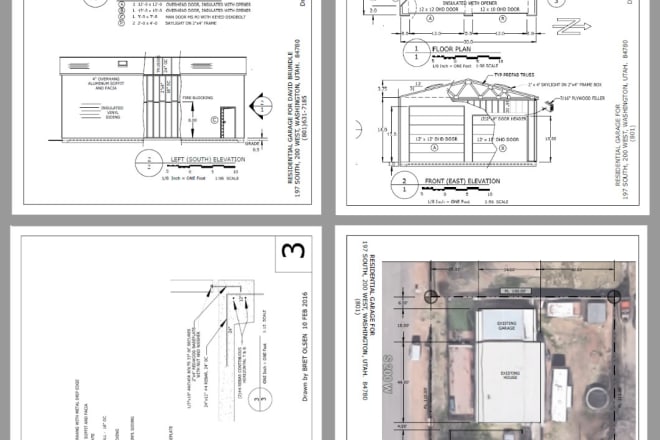 I will draft technical drawings and site plans