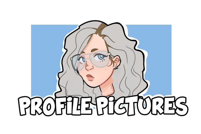 I will draw a cute profile picture with my art style