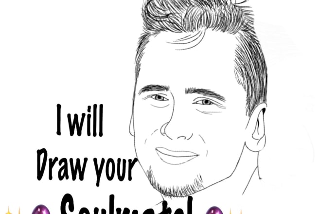 I will draw a portrait of your soulmate in 24 hours