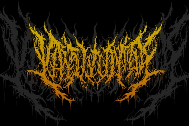 I will draw an extreme,brutal or death metal logo for you
