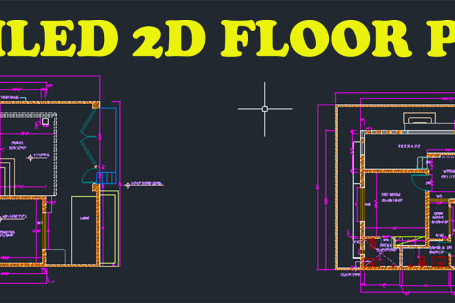 I will draw architectural drawings in autocad 2d, 3d planning and modelling