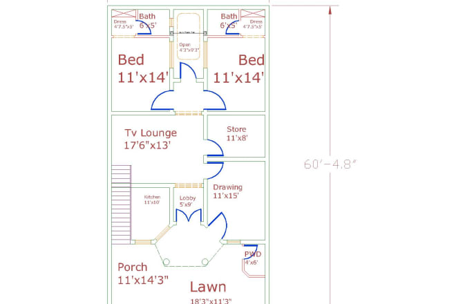 I will draw autocad 2d submission drawing