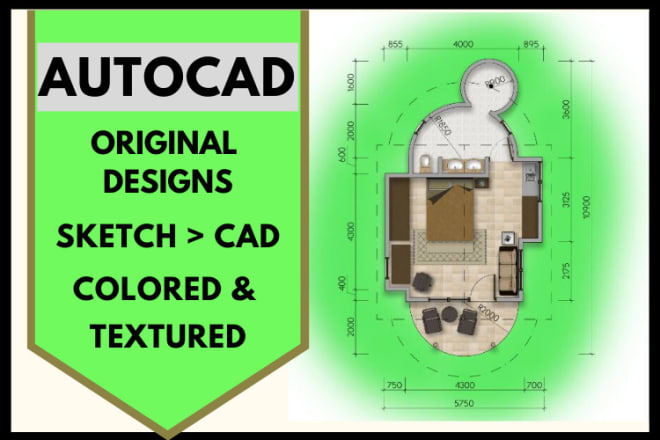 I will draw cad floorplan, elevations, sections and details