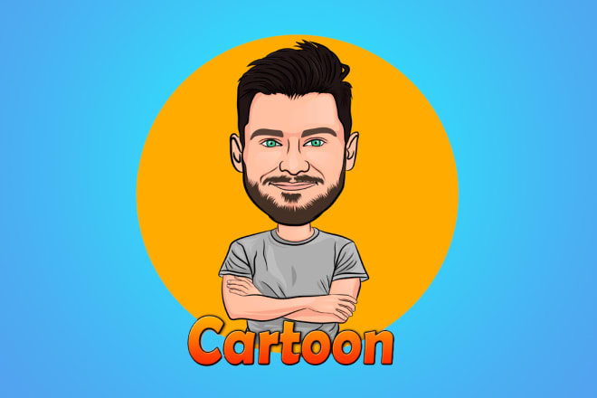 I will draw cartoon logo from photo