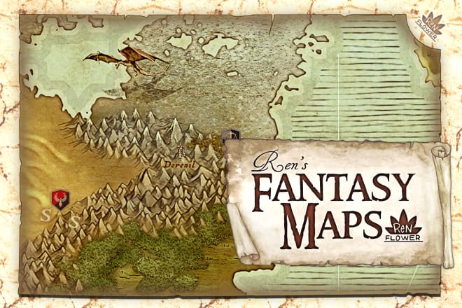 I will draw custom fantasy map for you