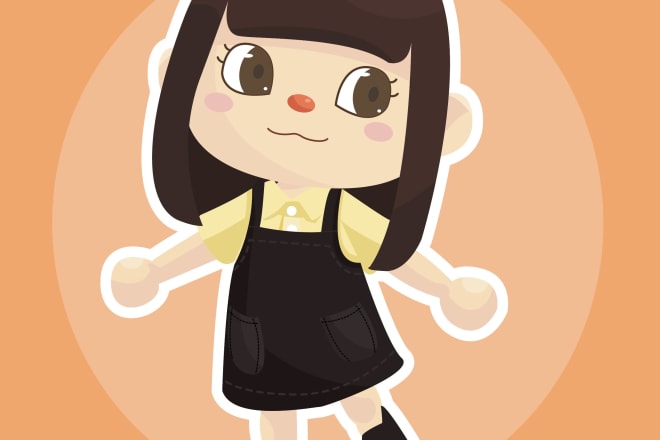 I will draw people or animals as animal crossing characters