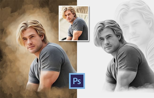 I will draw realistic your portrait into digital oil painting