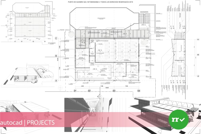 I will draw various professional 2d blueprints of your project in autocad p r o
