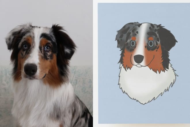 I will draw your pet in my style