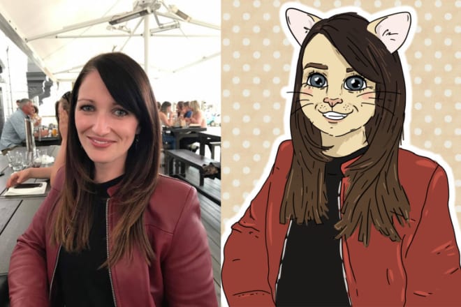 I will draw your portrait as a cat