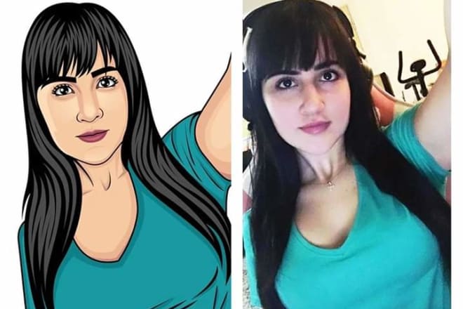 I will draw your portrait, caricature in my cartoon style