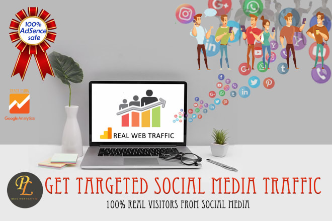 I will drive social media traffic for one month