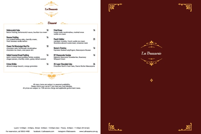 I will edit or design an amazing food menu of any size and type