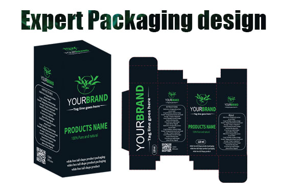 I will expert product packaging designs