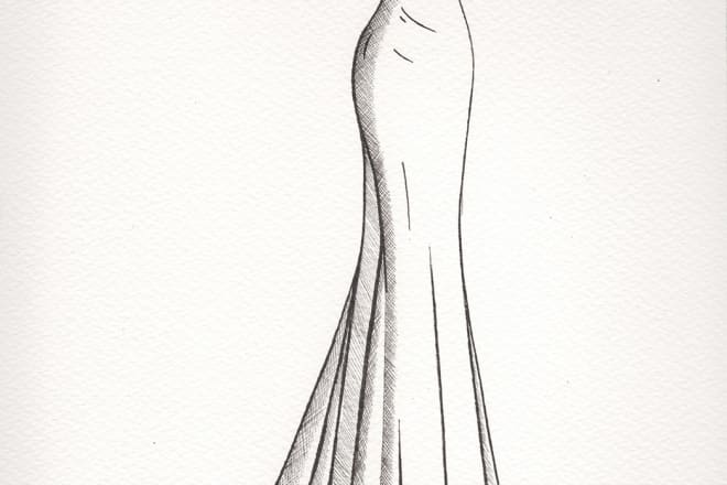 I will fashion illustrate and pencil sketch