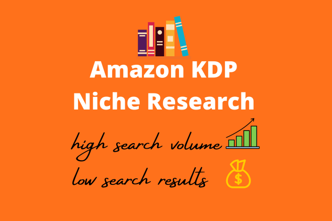 I will find profitable niches for amazon KDP book business