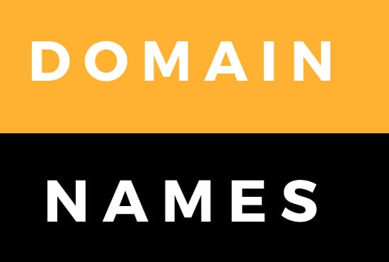 I will find quality domain names for your business, company, products