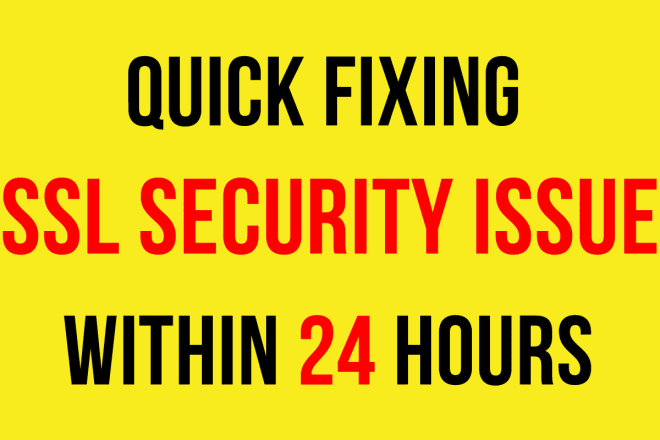 I will fix SSL security issue, SSL problems, SSL errors, https mixed content problems