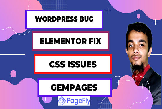 I will fix wordpress or elementor bug or css responsive issues
