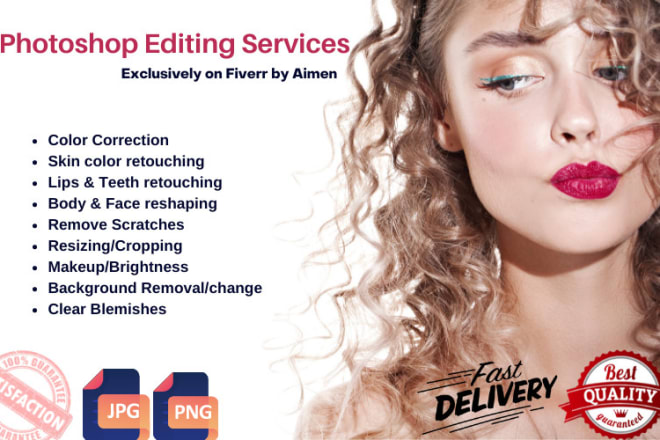 I will flawless highend portrait retouching, editing in 24 hours