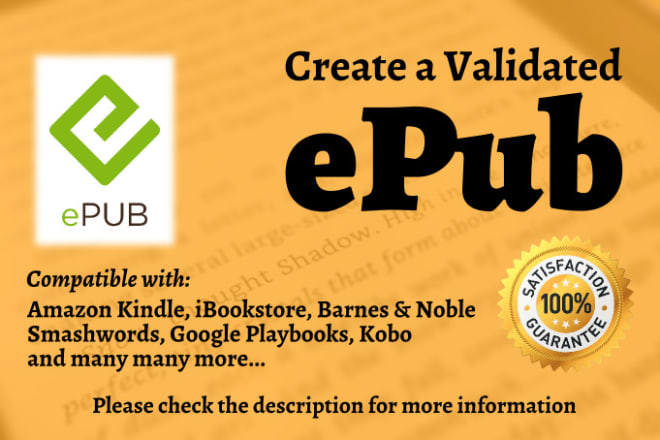I will format and convert to a validated epub