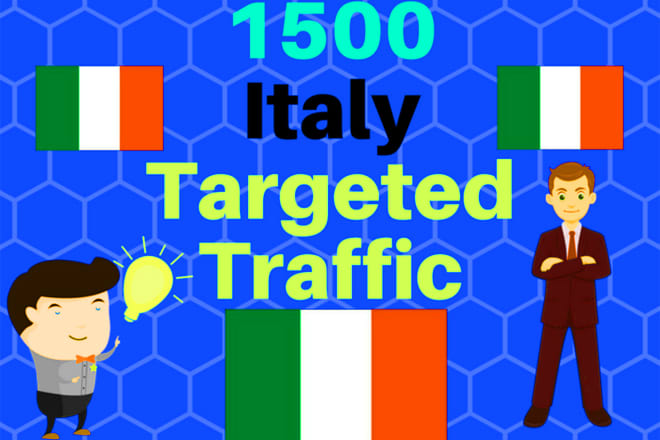 I will get 1500 italy targeted web traffic get adsense safe good alexa rank