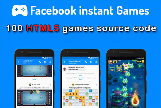 I will give you 100 HTML5 games for facebook instant games