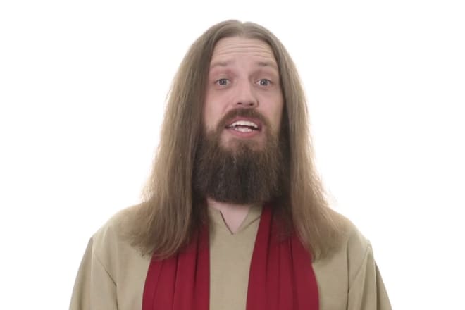 I will have jesus say anything you want in high quality