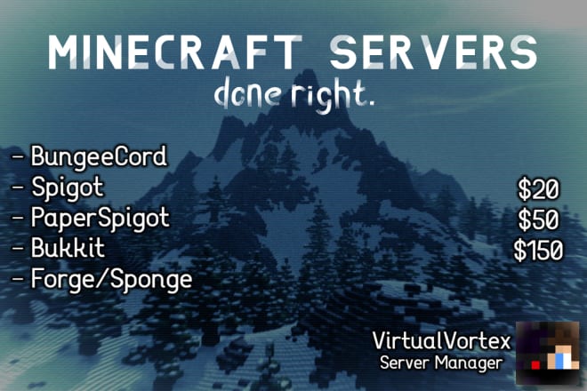 I will help you create a professional minecraft server