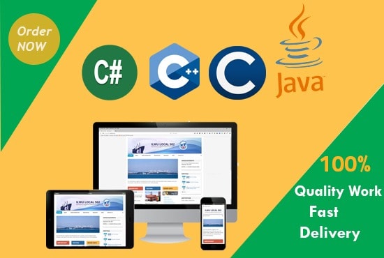 I will help you in cpp, c sharp, java and python projects