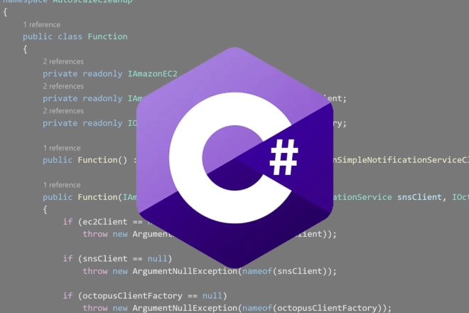 I will help you with c sharp remotely