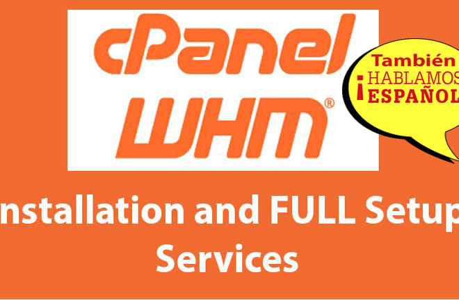 I will install and setup cpanel whm or any free control panel whm issues