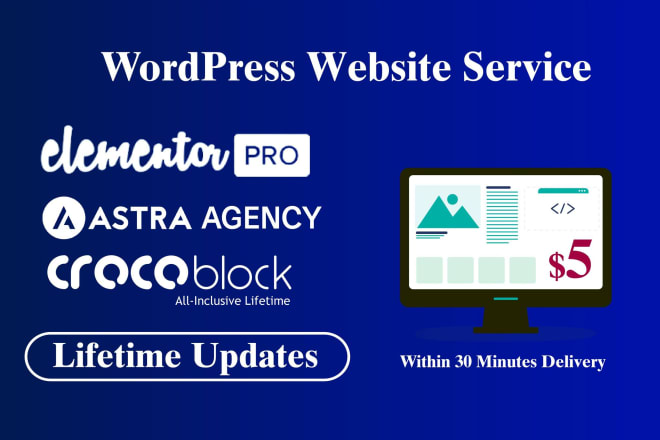 I will install elementor pro astra agency and clone your website