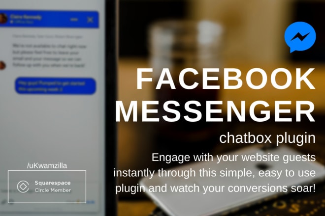 I will install facebook messenger live chat on your website
