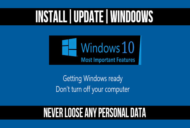 I will install latest windows 10, upgrade or update remotely