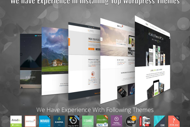 I will install, setup and customize any wordpress themes and demo import exact content
