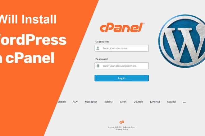 I will install wordpress in your cpanel