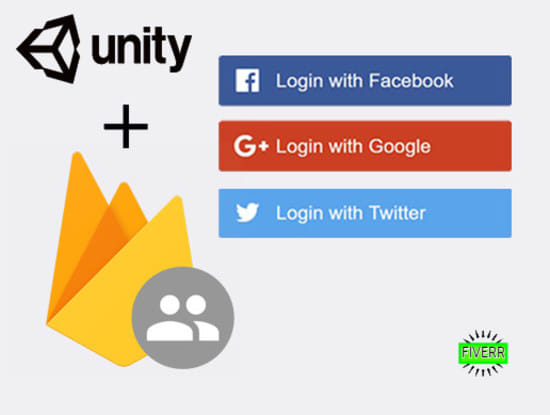 I will integrate all firebase technologies in your unity games
