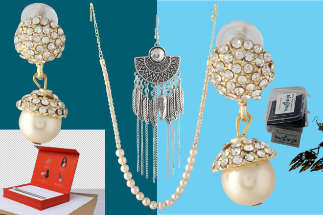 I will jewelry photo cut out, clipping path service, images masking, white background