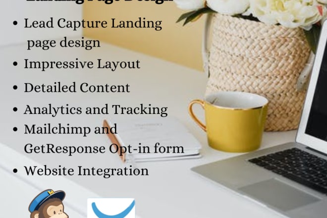I will lead capture page squeeze page lead magnet mailchimp getresponse landing page