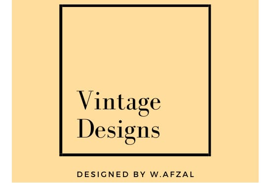 I will make a custom vintage logo for you