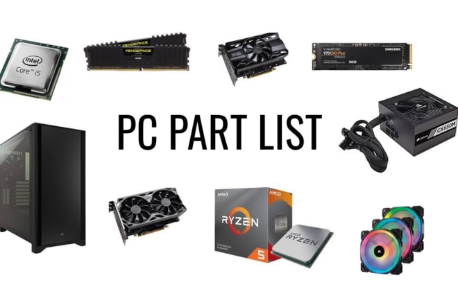I will make a PC part list for any budget
