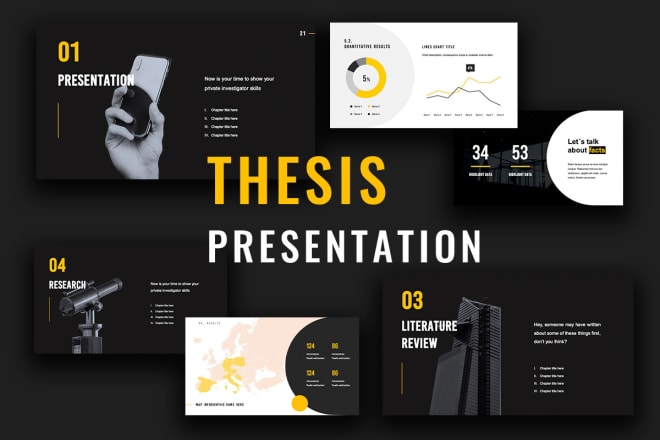 I will make a powerpoint, google slides or keynote presentation